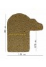 Κορνίζα ξύλινη 1,3 εκ. πομπέ μαύρο χρυσό 311-62
